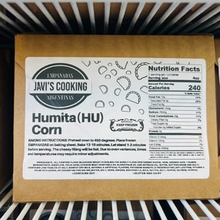 Humita-HU (4 Pack) Frozen Empanadas