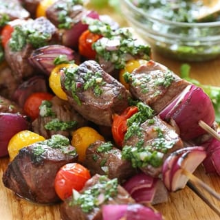 Steak skewers (10 skewers)