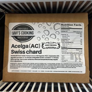 ACELGA-AC (4pack) frozen empanadas