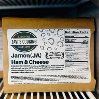 JAMON-JA (4pack) frozen empanadas